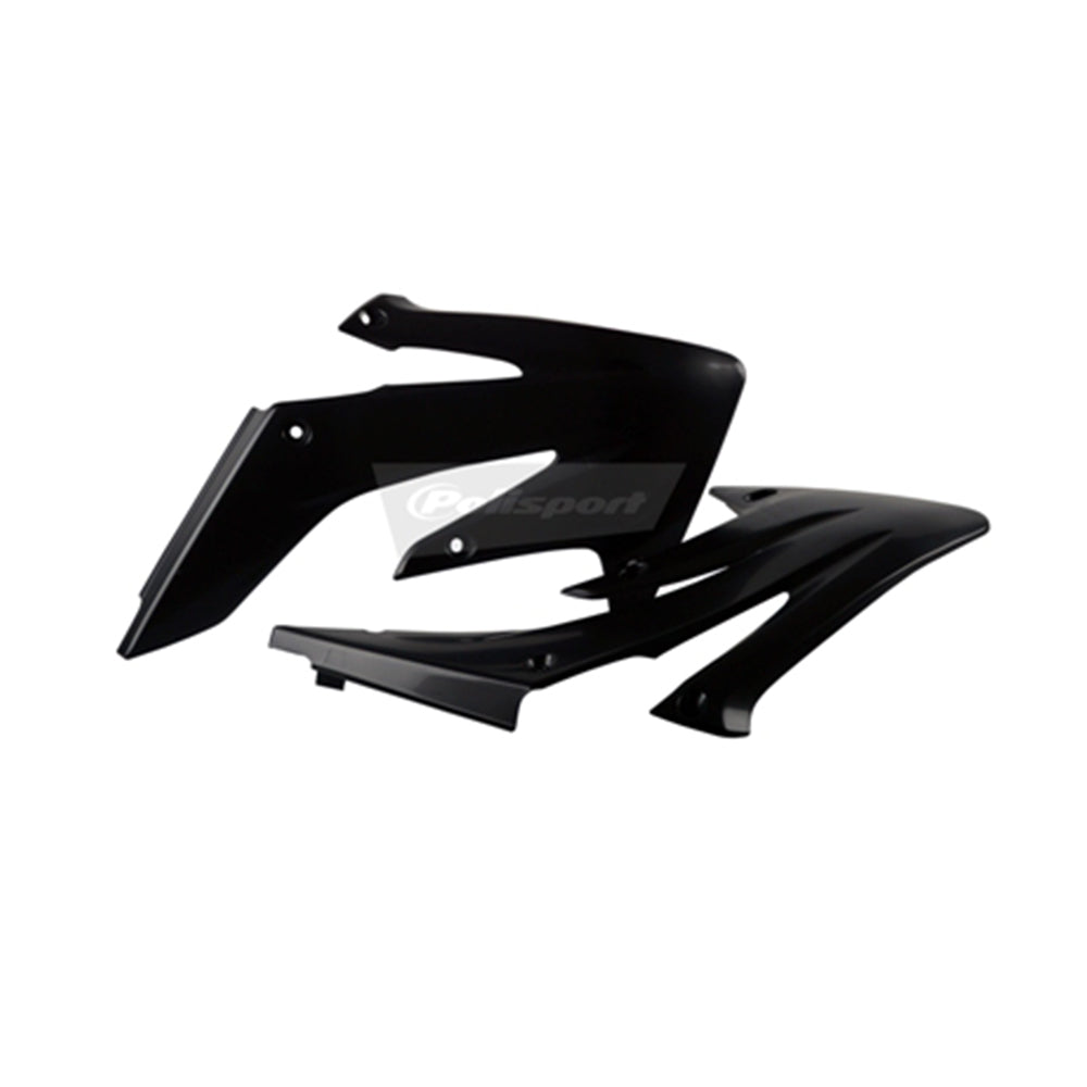 Polisport Rad Radiator Scoops Tank Panels For Honda CRF 250R Black 2004-2009